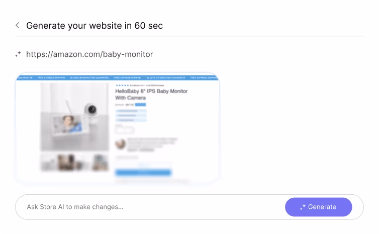 60-Second Store Builder